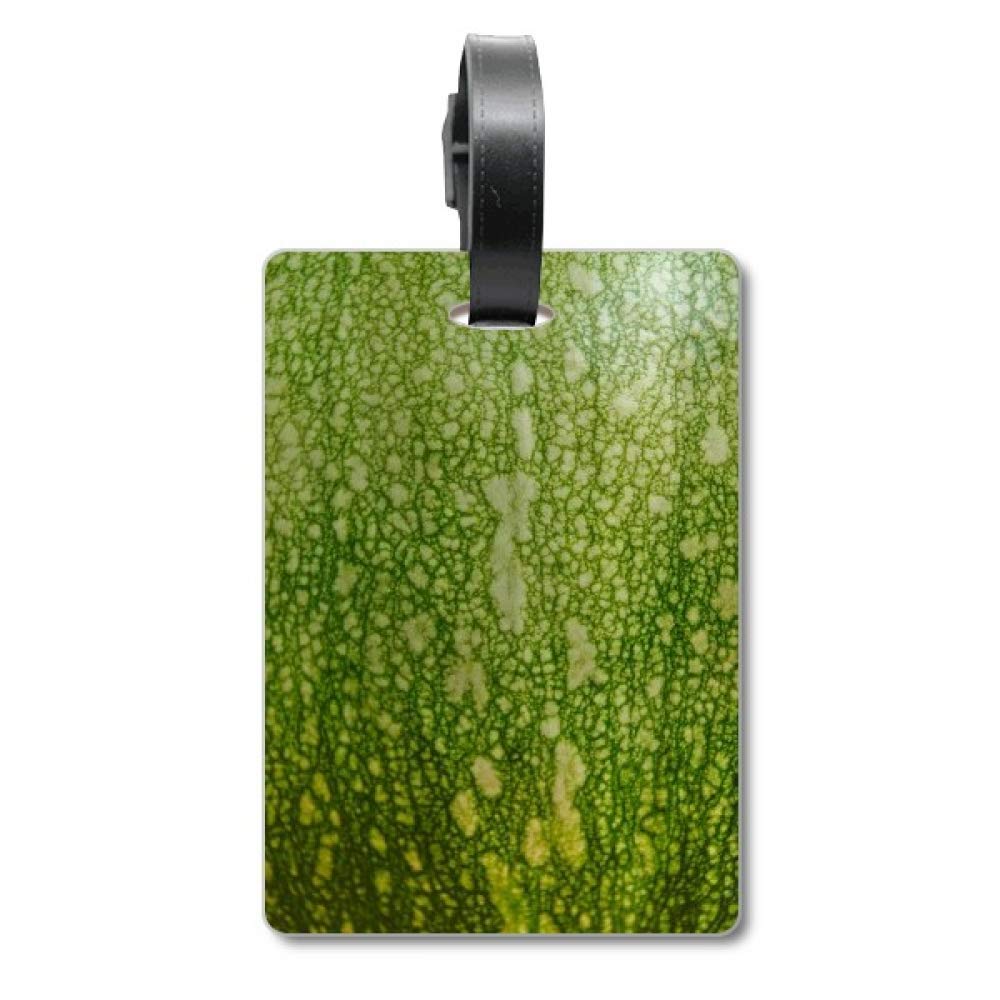 Étiquette de valise citrouille verte pour vos vacances en famille - 5