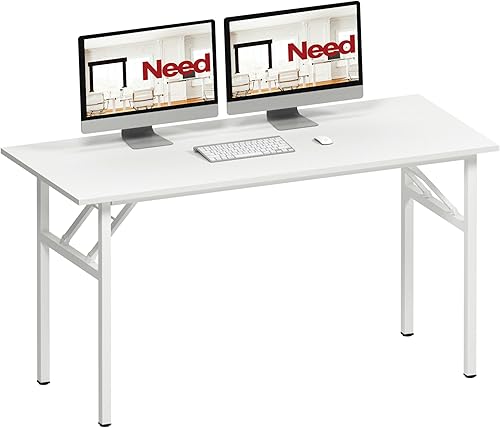 Miniatura 27 de Need - Escritorio pequeño plegable de 31 1/2", sin ensamblaje, mesa de escritura plegable, escritorios plegables para computadora robustos y Marco