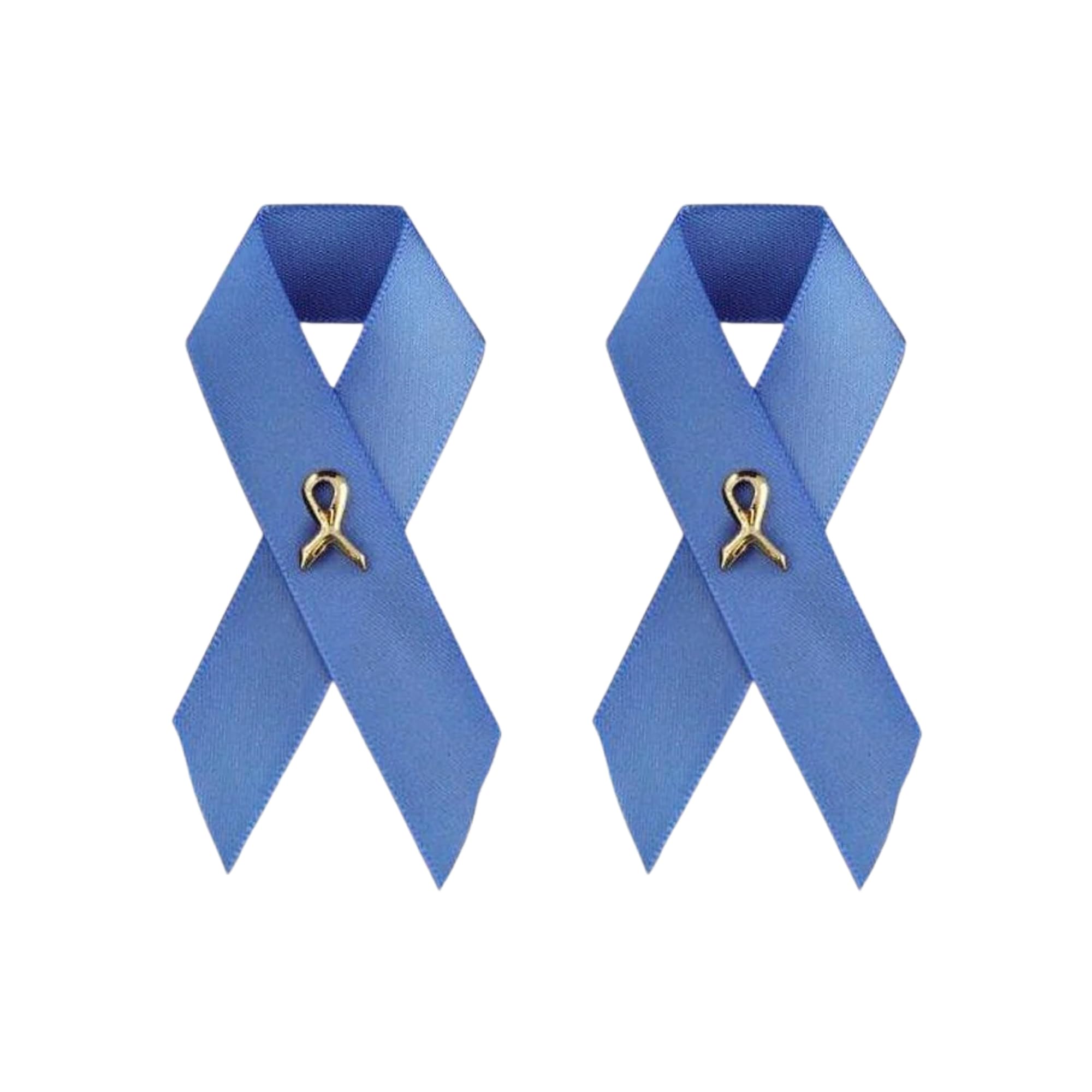 1/2/5/10/25/50/100pcs Satin Awareness Ribbon Pins (Pick your color), for Cancer &amp; Disease Awareness, Bulk Quantities for Fundraising, Events, Gift Giving