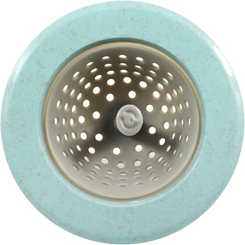 Miniatura 3 de Colador de silicona para fregadero – Colador de eliminación de basura, colador de drenaje, tapa de desagüe, cesta de fregadero de cocina, beige,