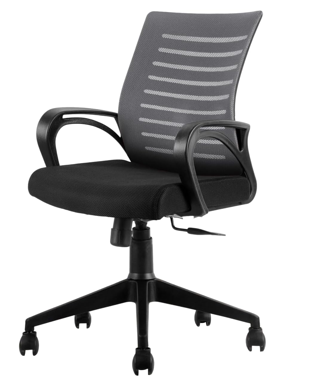 Ergonomic Office Chair with Adjustable Lumbar Support, Breathable Mesh Back, 360° Swivel, Height Adjustable, Reclining Seat – Comfortable and Stylish Desk Chair for Home & Office, 45cm Height