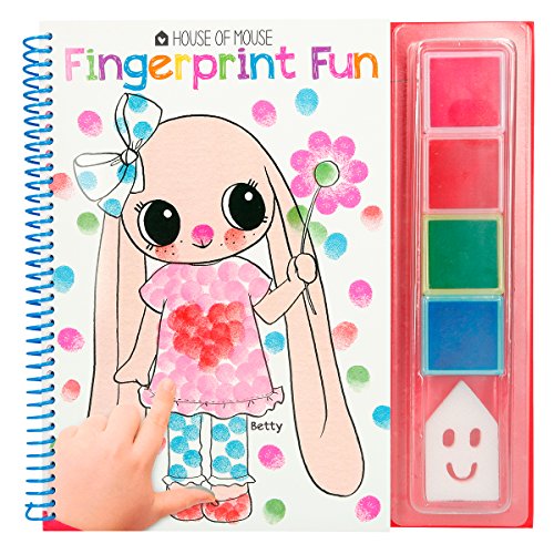 Preisvergleich Produktbild House of Mouse 8918.001 - Fingerprint Fun Malbuch