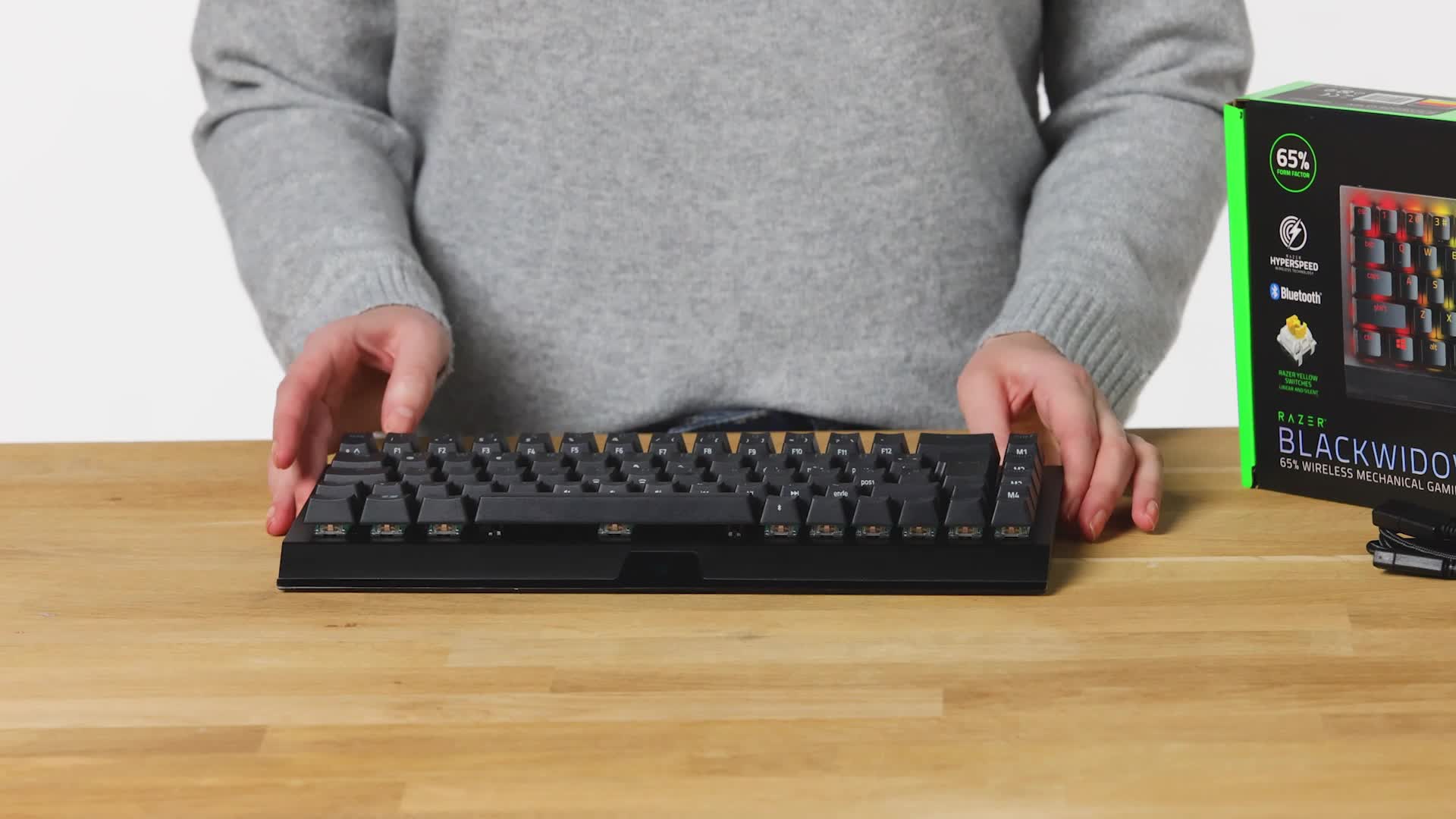 Razer BlackWidow V3 Mini HyperSpeed – Kabellose 65% mechanische