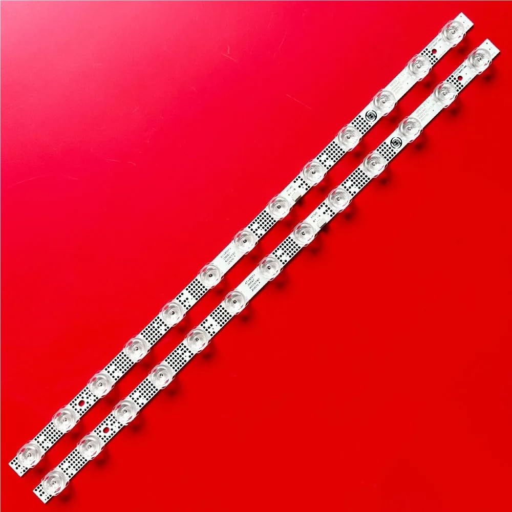 2/10 LED compatibles con 13 GIC50LB45_3030F2.1D 4C-LB5013-ZM06J TCL 50L8 50F9 50G61 50S525 50S435 50S43 50A3 Tira de luz para TV(2PCS(1TV))