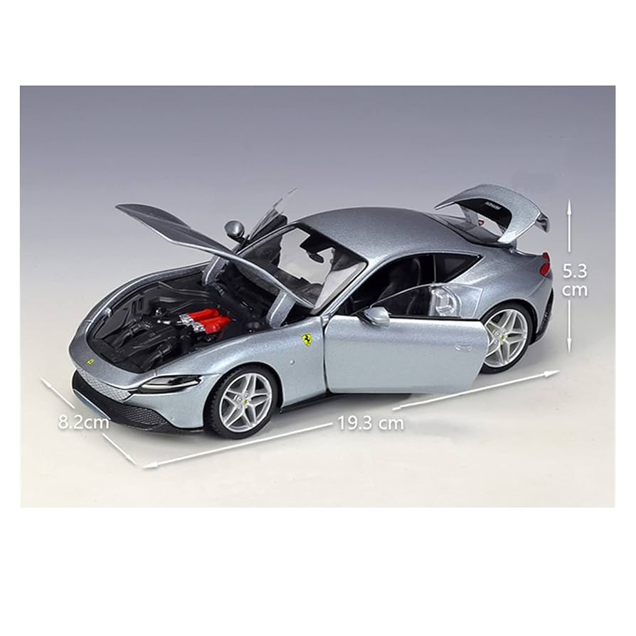 フェラーリダイキャスト Amazon | 1:24 フェラーリ ローマに最適 スポーツカー静的ダイ