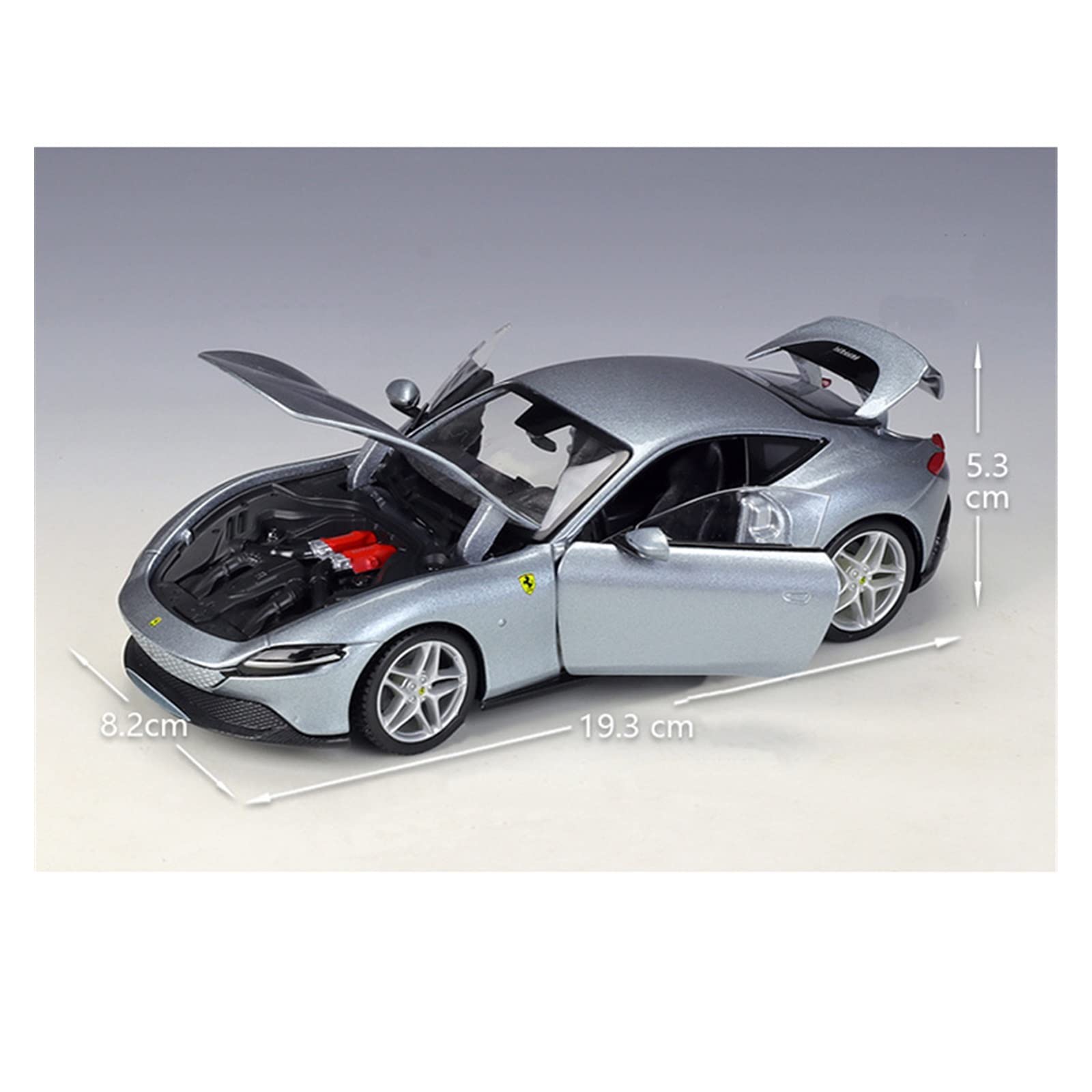 Amazon | 1:24 フェラーリ ローマに最適 スポーツカー静的ダイキャスト