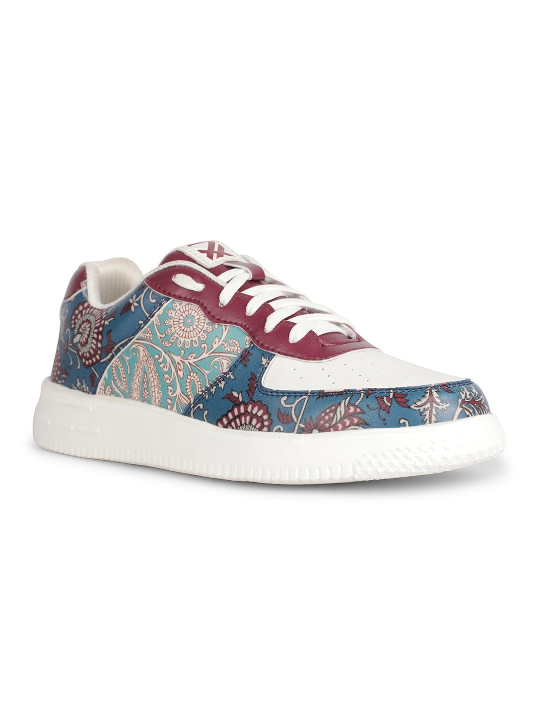 Liberty Leap7x MJH-M03 Block Printed Sneakers for Men with PVC Upper | EVA Sole Casual Shoes with Lacing | Comfortable Footbed | Memory Foam Insole | Lightweight, Stylish & Modern (White - 7) (B0DCH9JVNN) Amazon Price History, Amazon Price Tracker