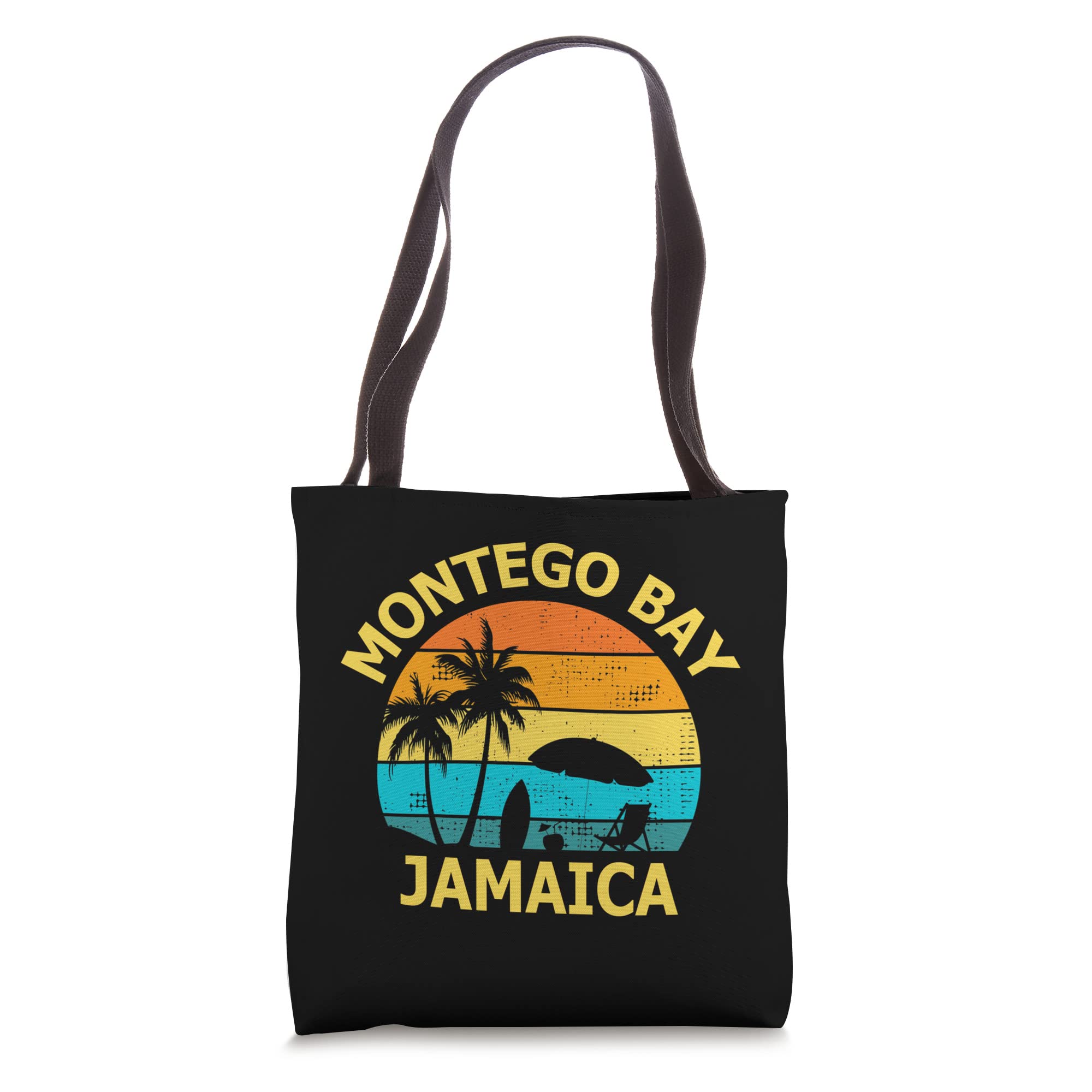 Travel Montego Bay Jamaica Vacation Souvenir Tote Bag