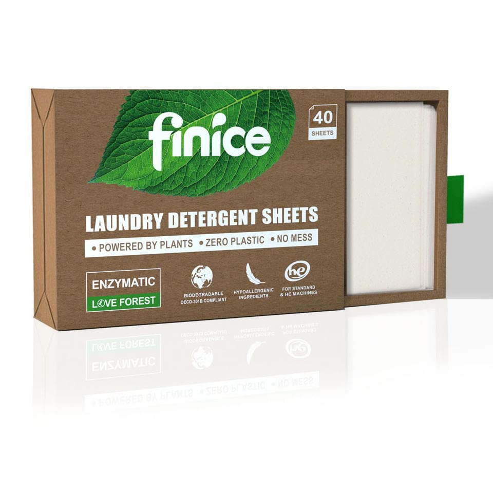 Buy Utiz Laundry Detergent Sheets BIO Dissolvable 40 Sheets Recyclable Packaging With No