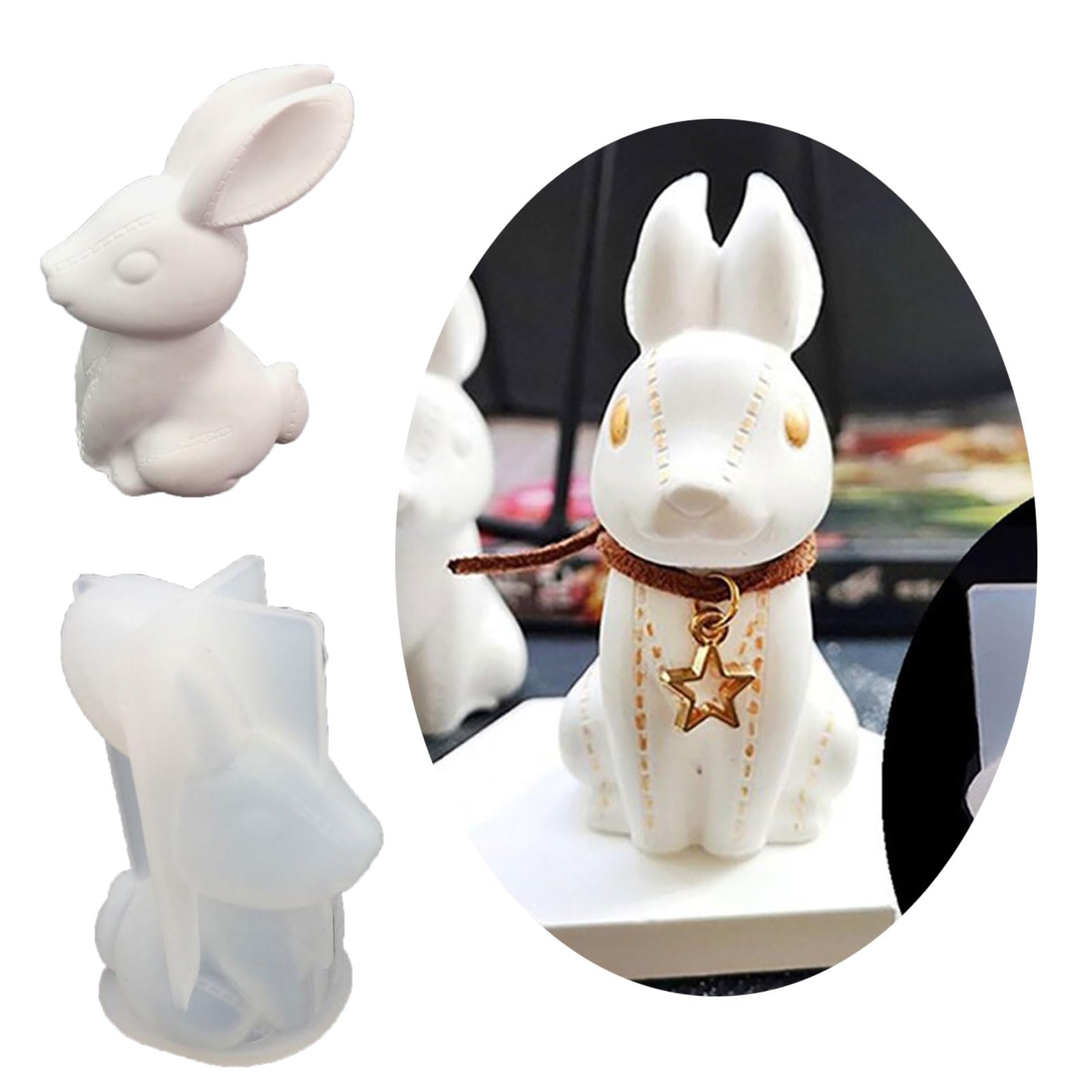 Resin Molds for Gypsum Ornament Easter Decorations
