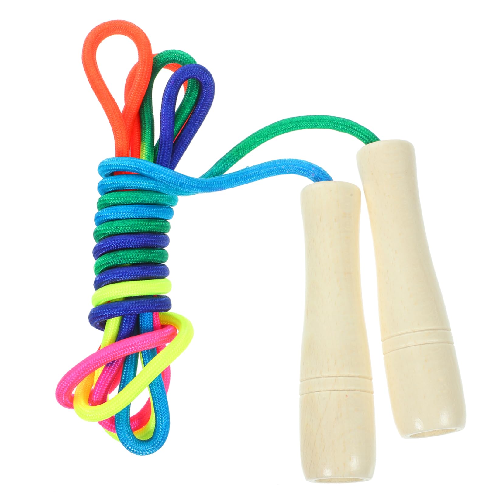 Toyvian Cuerda de Salto de Madera Saltar la Cuerda Saltar Cuerdas para Hacer Ejercicio Banda elástica Bandas elásticas Cuerda para Saltar Resistente al Desgaste Cuerda de Salto para