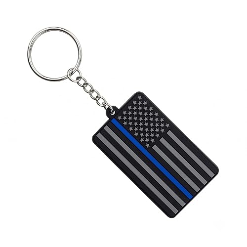 Great 1 PVC American Flag Keychain