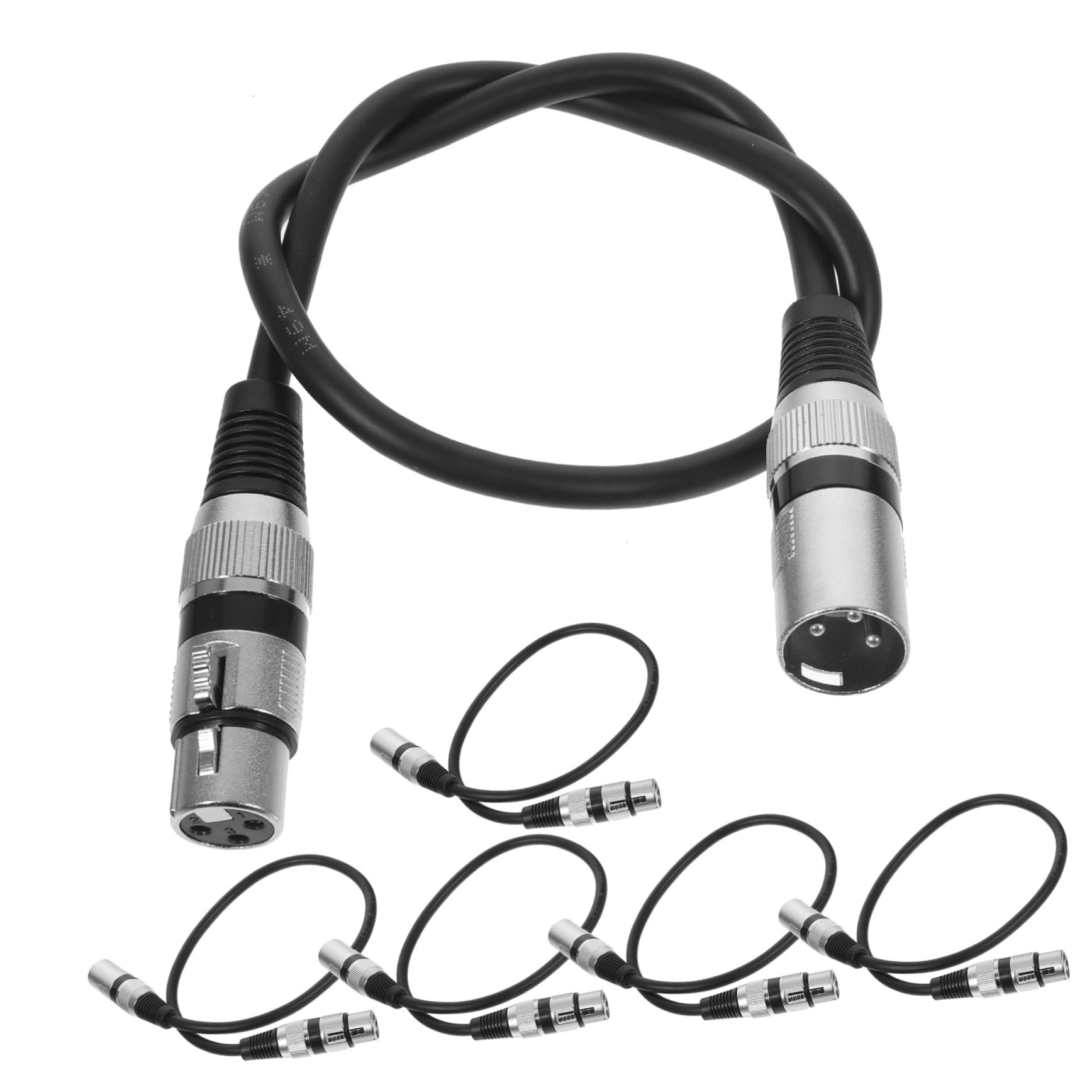 BESPORTBLE 6stücke Xlr-kabel Mikrofonkabel Stecker Buchse für Audio-anschlüsse Ktv-systeme und Geräte-verbindungen