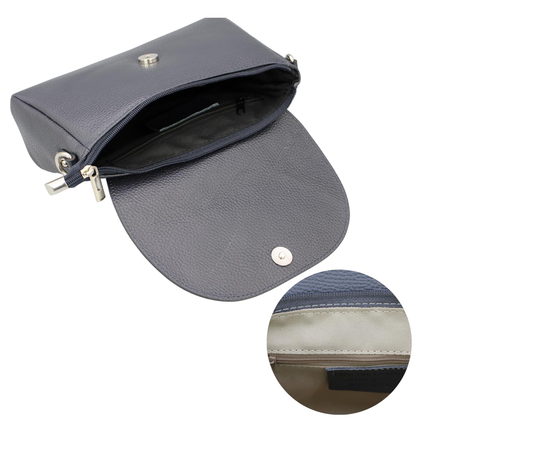 Adel Bags JALINA Damen Umhängetasche Echtleder Handgefertigt Crossbody Bag