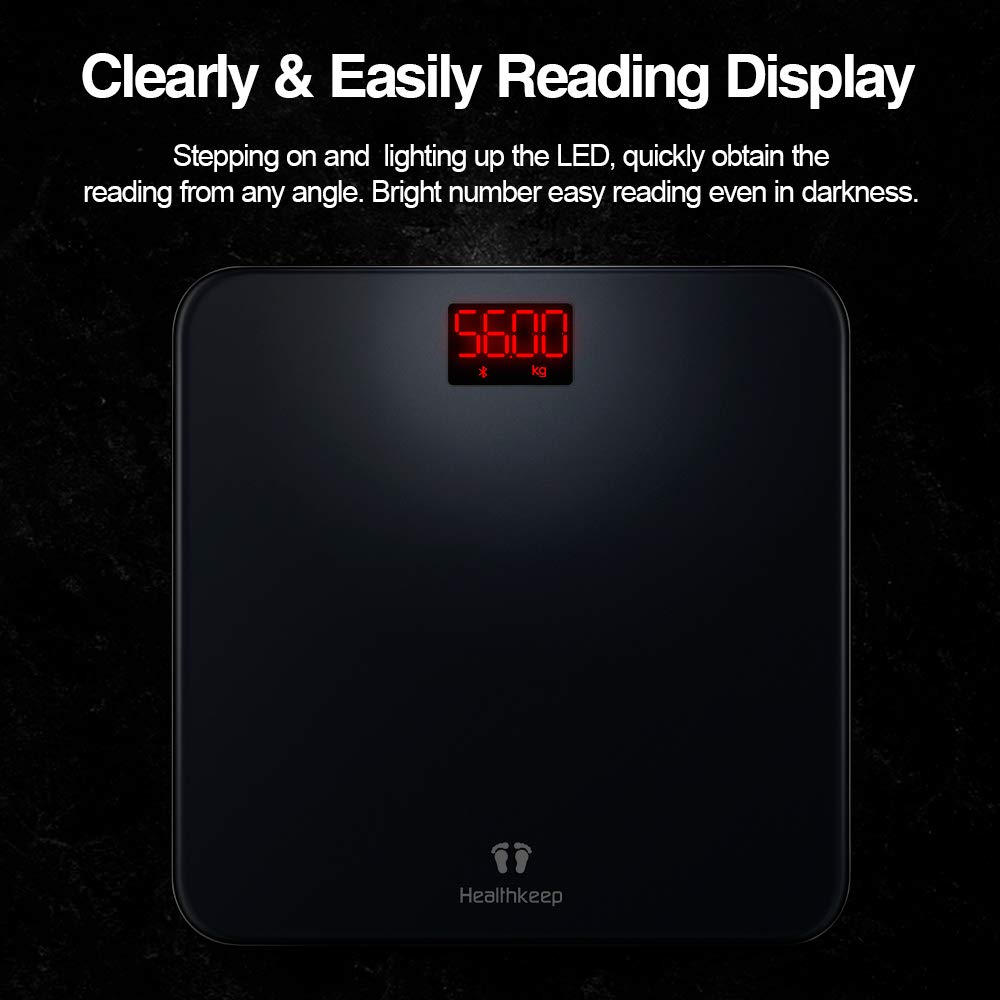 Buy HEALTHKEEP Scales for Body Weight, Bathroom Weighing Scale for Body