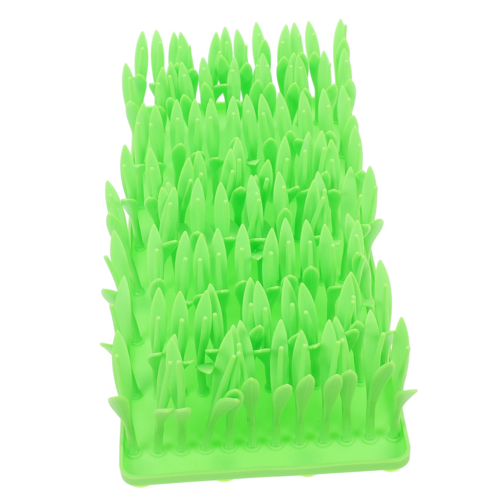 Toddmomy Futtermatte Slow Feeder für Katzen und Hunde rutschfest Kreatives Gras Design Fördert Langsames Fressen Robust und Vielseitig Geeignet als Hundespielzeug und Welpenbedarf