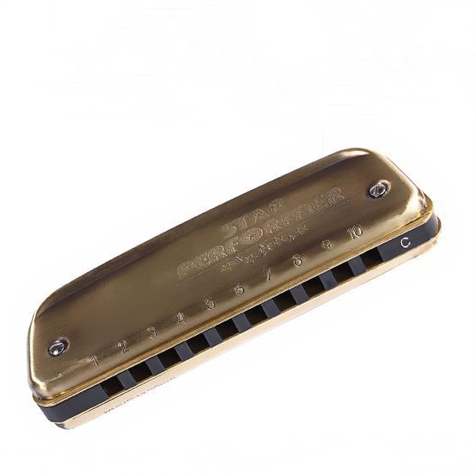 Armonica Diatonica Dorata 10 Fori Armonica Chiave C. Strumento Musicale A Fiato Per Principianti Adulti Armonica Strumento Musicale