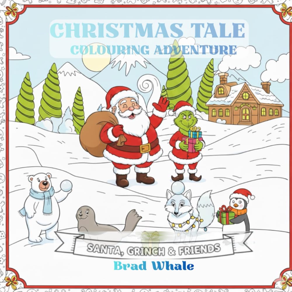 Christmas Tale: Santa Claus and Friends Colouring Book