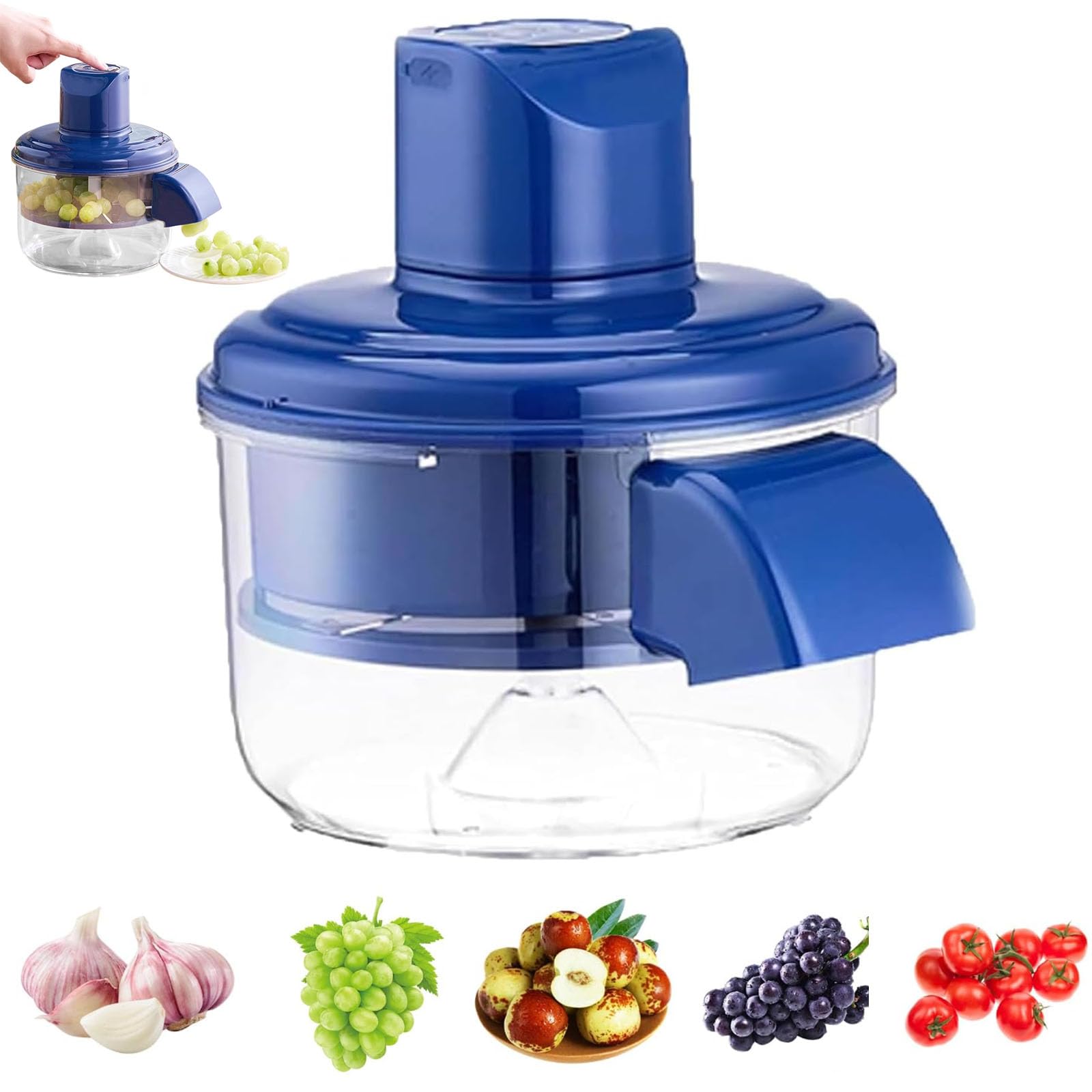Electric Grape Peeling Machine, Garlic Peeler Machine，USB Rechargeable Electric Peeler, Cordless Portable Peeler for Grapes, Garlic,Tomatoes, Small Fruit Peeling Machine