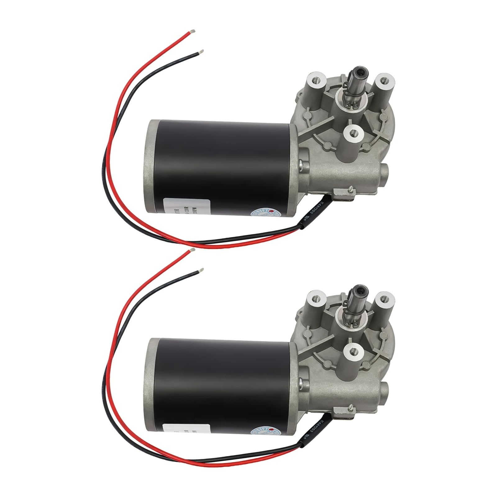 60W elektrischer Getriebemotor, kleiner 12/24V Gleichstrommotor, -30~60°C Arbeitstemperaturbereich, Drehzahlminderer für Garagentor(24V)