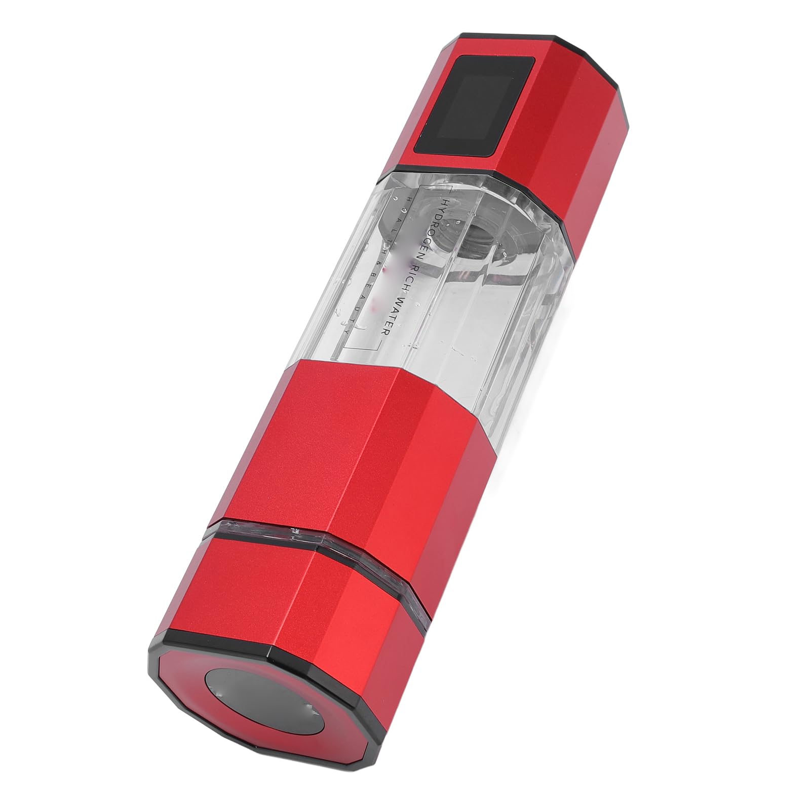 Topiky Generador de Botella de Agua de Hidrógeno de 250 Ml con Batería de Litio de Modo de Retrolavado Automático de 2 Modos (rojo)