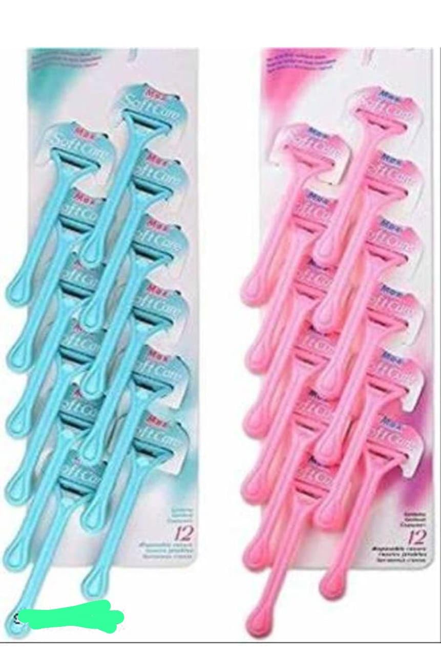PACK OF 12 PCS] SOFT Ultra Smooth Hair Removal Razor for Womens Hair Removal 2-Blade Precision | Smooth & Hassle-Free Shaving for Women (Underarms, Hands, Legs, Bikini Hair) (B0D76XXPPR) Amazon Price History, Amazon Price Tracker