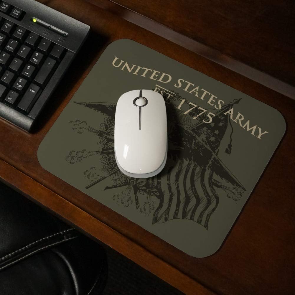 U.S. Army Vintage United States Army Crest Low Profile Thin Mouse Pad Mousepad image 2