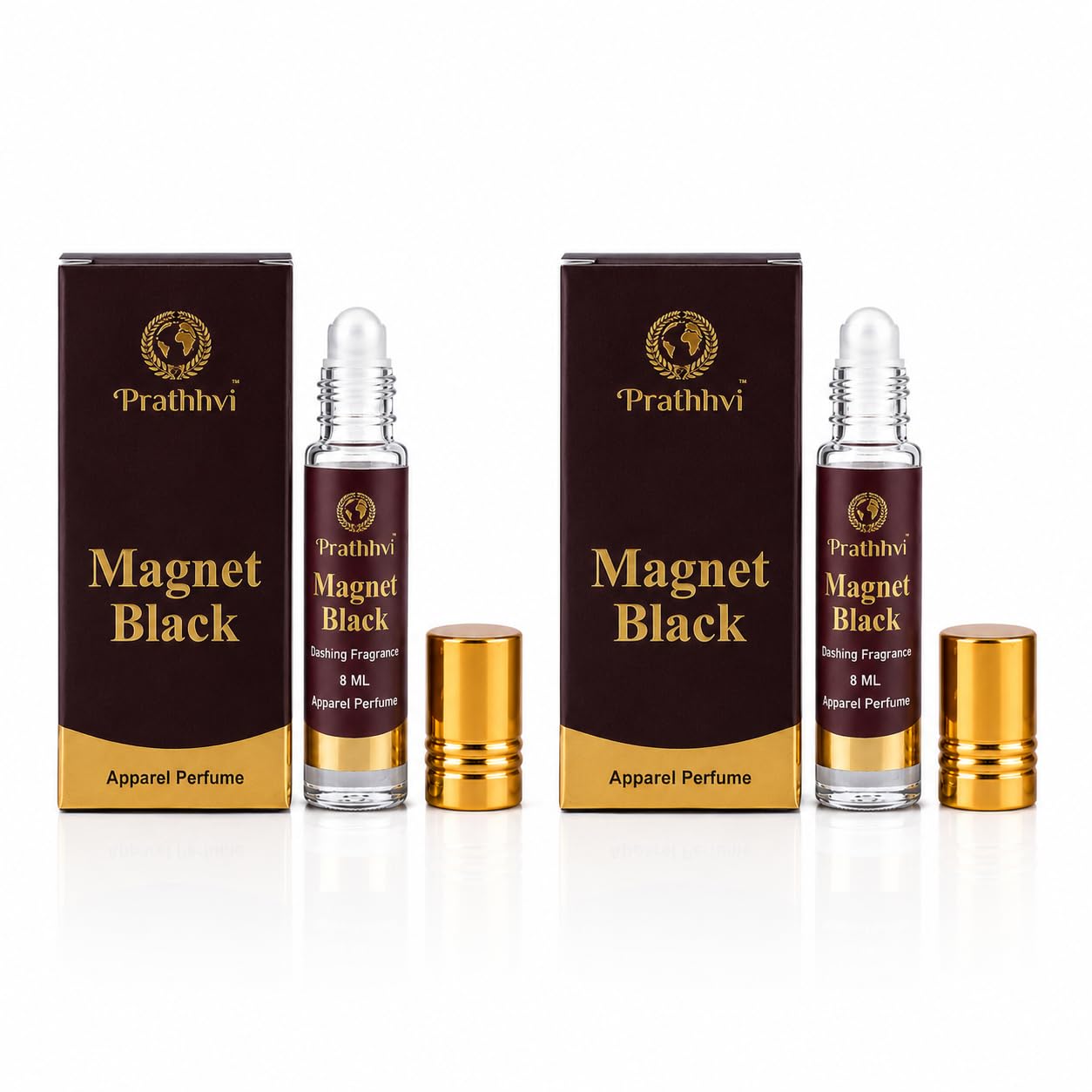 Magnet Black Attar Roll-On Perfume Oil 8 ml | Alcohol Free | Long Lasting Rich Fragrance | Men & Women | Pocket Size Travel Friendly Roll On | Daily Wear Fragrance - Pack of 2-image-34