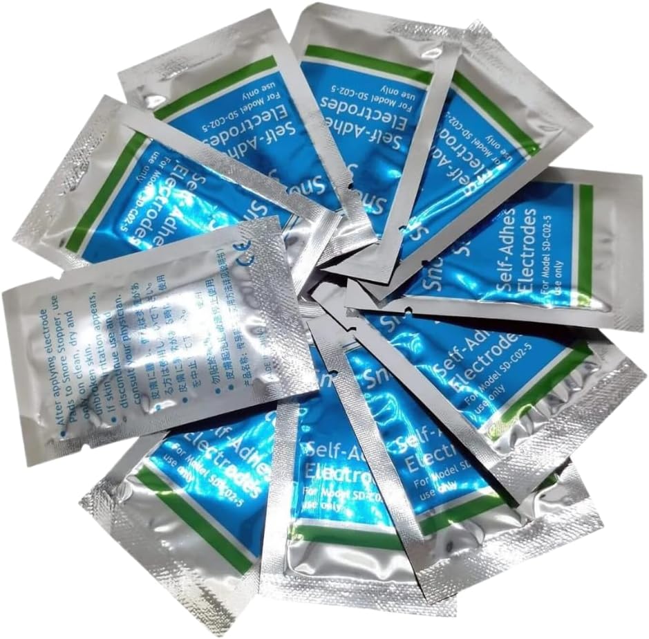 Electrode Gel Pads Sticker Adhesive for Snore Stopping Watch Anti-Snoring Wristbands – 10 Pairs Pack