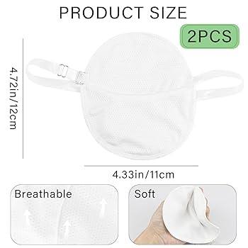 Healifty Reusable Underarm Sweat Pads Absorbent Dress Armpit Guards Arm