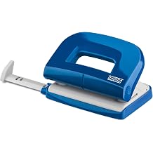 Novus E 210 10 Sheet Capacity Hole Punch - Blue/Grey