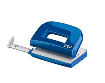 Novus E 210 10 Sheet Capacity Hole Punch - Blue/Grey