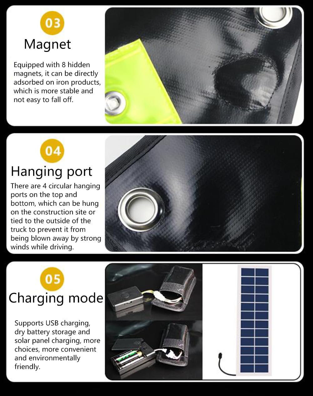 Señal LED de advertencia de tráfico intermitente, señal de flecha de carretera plegable con energía solar, luz guía de tráfico, para mantenimiento de carreteras y señal de emergencia