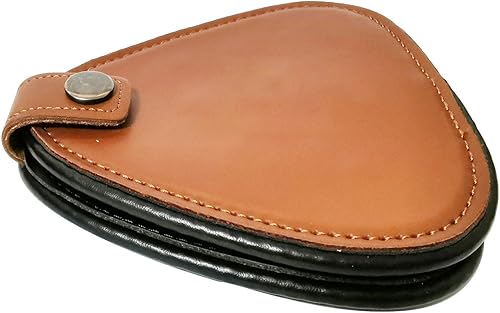 Miniatura 8 de RAUYIVANY Funda para púas de guitarra con 22 púas, capa interior-exterior de cuero puro para almacenamiento, 22 ranuras de varios grosores, bolsa de