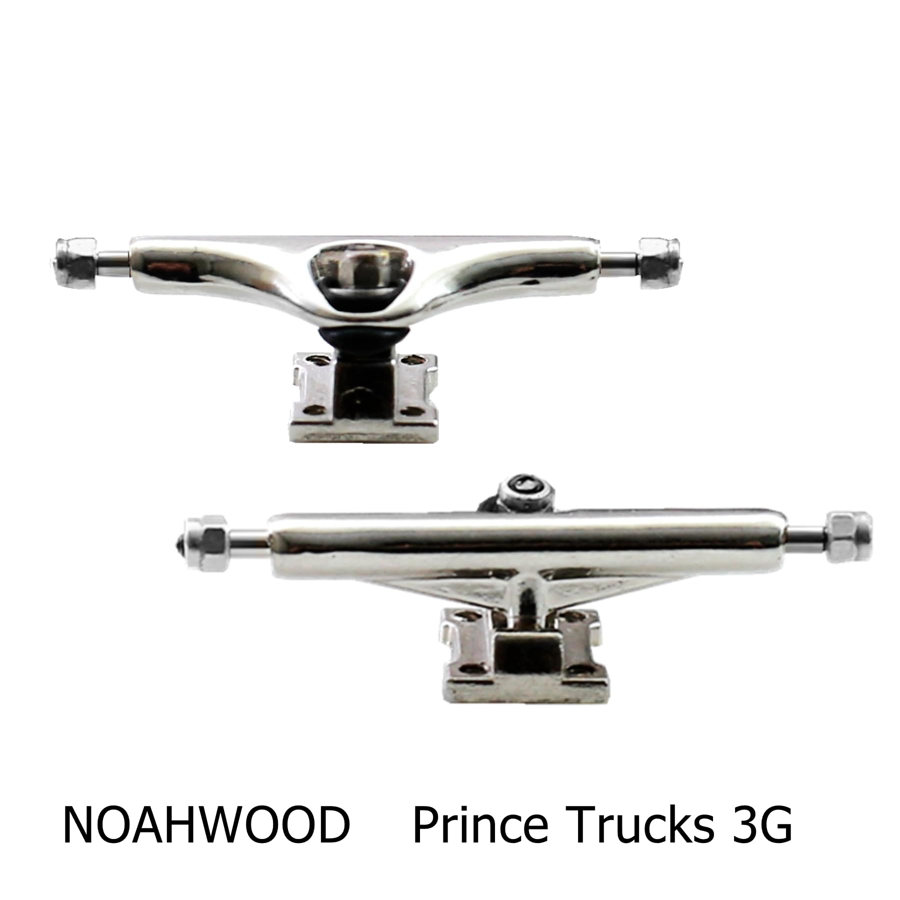 NOAHWOOD Diapasón completo 2025 15s PRO (5 capas de madera de arce de color Pro cóncava 35 x 98 mm, cubierta hecha a mano + camión plateado Prince 3G de 34 mm + ruedas blancas corona iii) Summer Girl