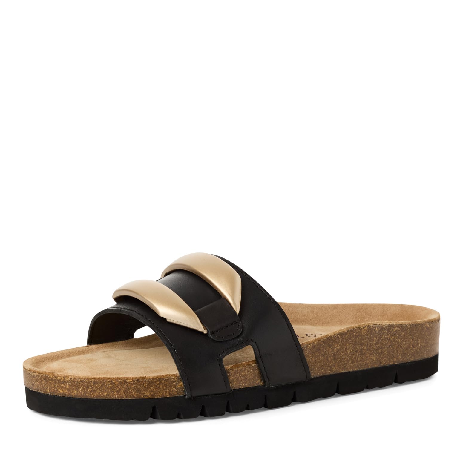 MARCO TOZZI Women's Sandale 2-27403-44, Black, 6 UK