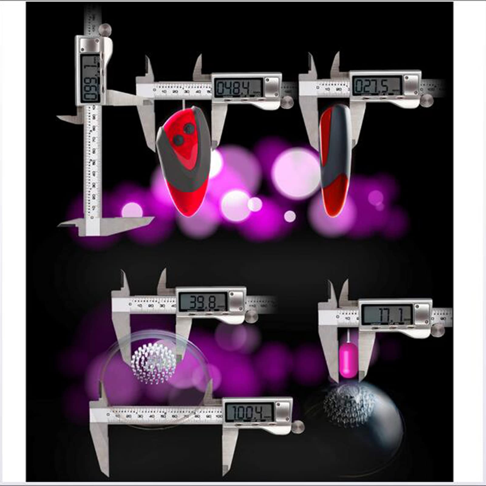 Control Remoto 2 Piezas Vibrador Nipple Sucker Silicona Masajeador de Senos Succionadores de Pezones Estimulador de Clítoris Paliza Juguetes Sexuales Agrandar para Mujeres