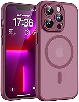 Vista 63 de TOCOL Funda magnética 3 en 1 para iPhone 14 Pro, mejorada [protección completa de cámara] con 2 protectores de pantalla, funda de grado militar