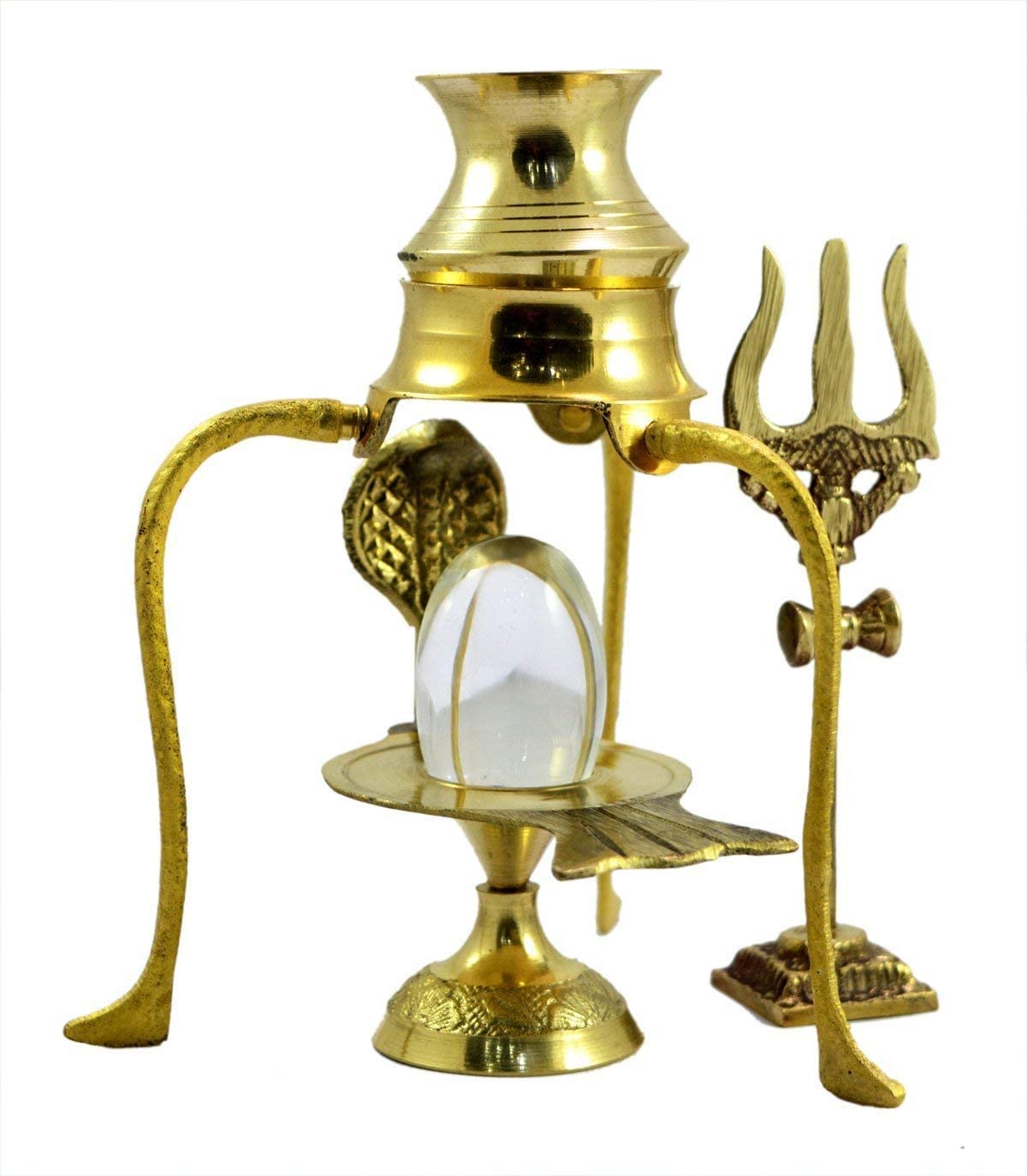 Buy THE HIMALAYAN RIVER Sphatik Shivling Shiva Lingam Shivling Stand