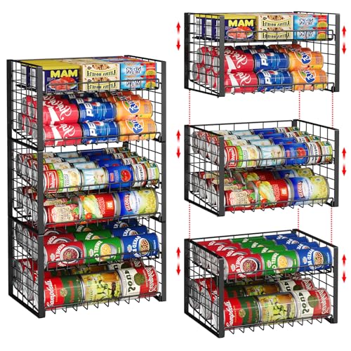 3-Pack Stackable Can Rack Organizer for Pantry