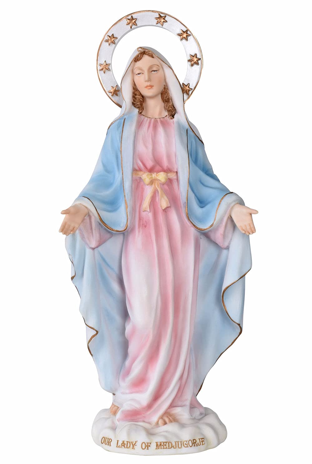 Madonna Figurine Shabby Chic Mary Mother of God Sculpture Sacral Palazzo Exclusive