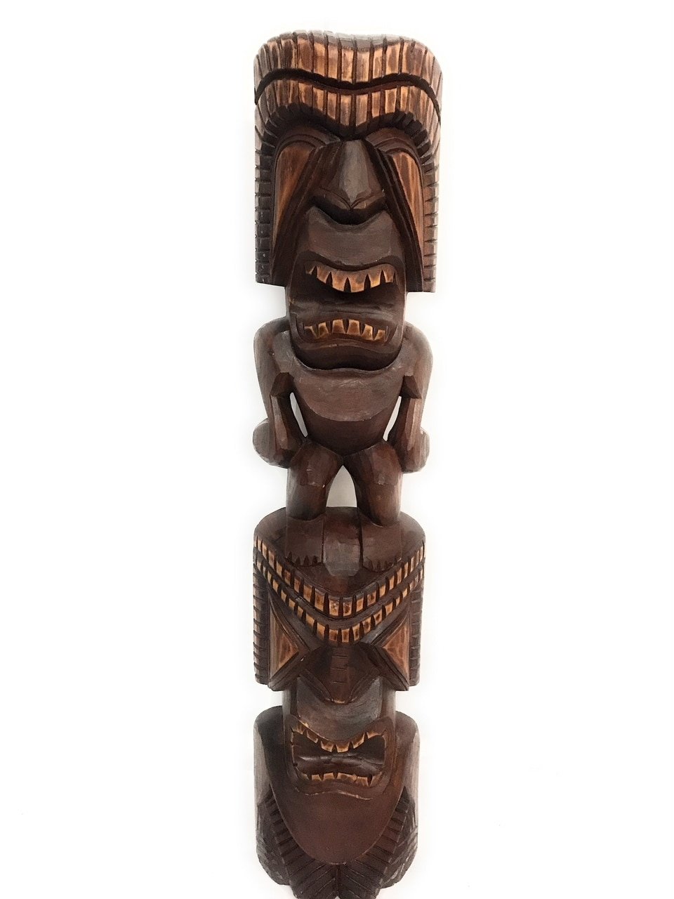 Tiki Ku and Kane Statue 40 inch - Strength & Learning | #skn16008100