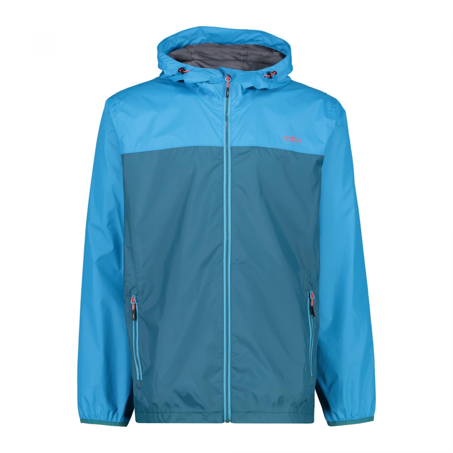 CMP - Man Jacket Rain Fix Hood, Deep Lake, 52