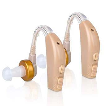 Amazon.com: Amplificador de audición para personas mayores y adultos  recargable con cancelación de ruido, mejora de la audición personal  dispositivos de sonido, amplificador de oído audífono para ancianos con  control de volumen :