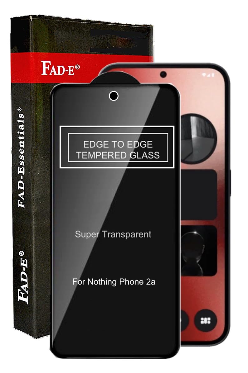 FAD-E Tempered Glass Screen Protector Guard for Nothing Phone 2A / Nothing Phone 2A Plus (Transparent) (B0CZJ3TR79) Amazon Price History, Amazon Price Tracker