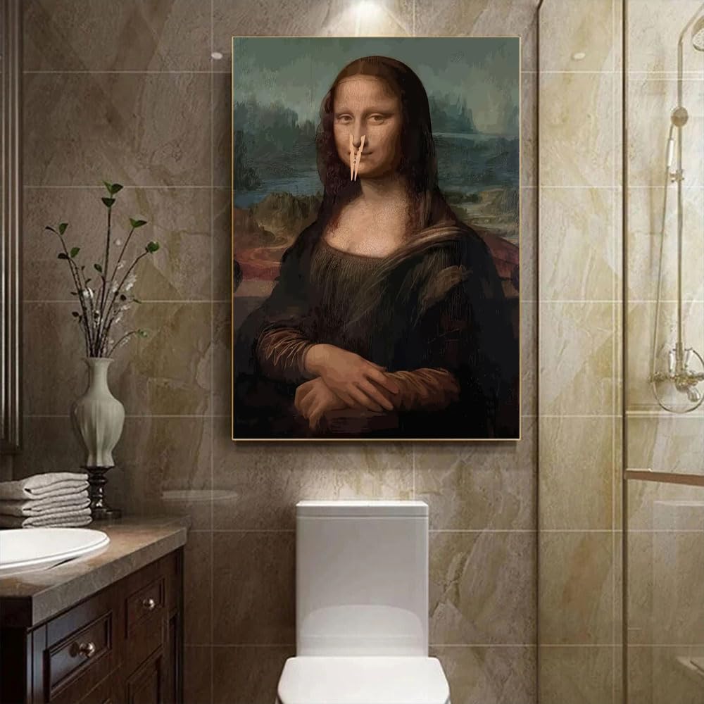 Mona Lisa Impression Sur Toile,Mona Lisa Poster Wc Art,Photos Deco