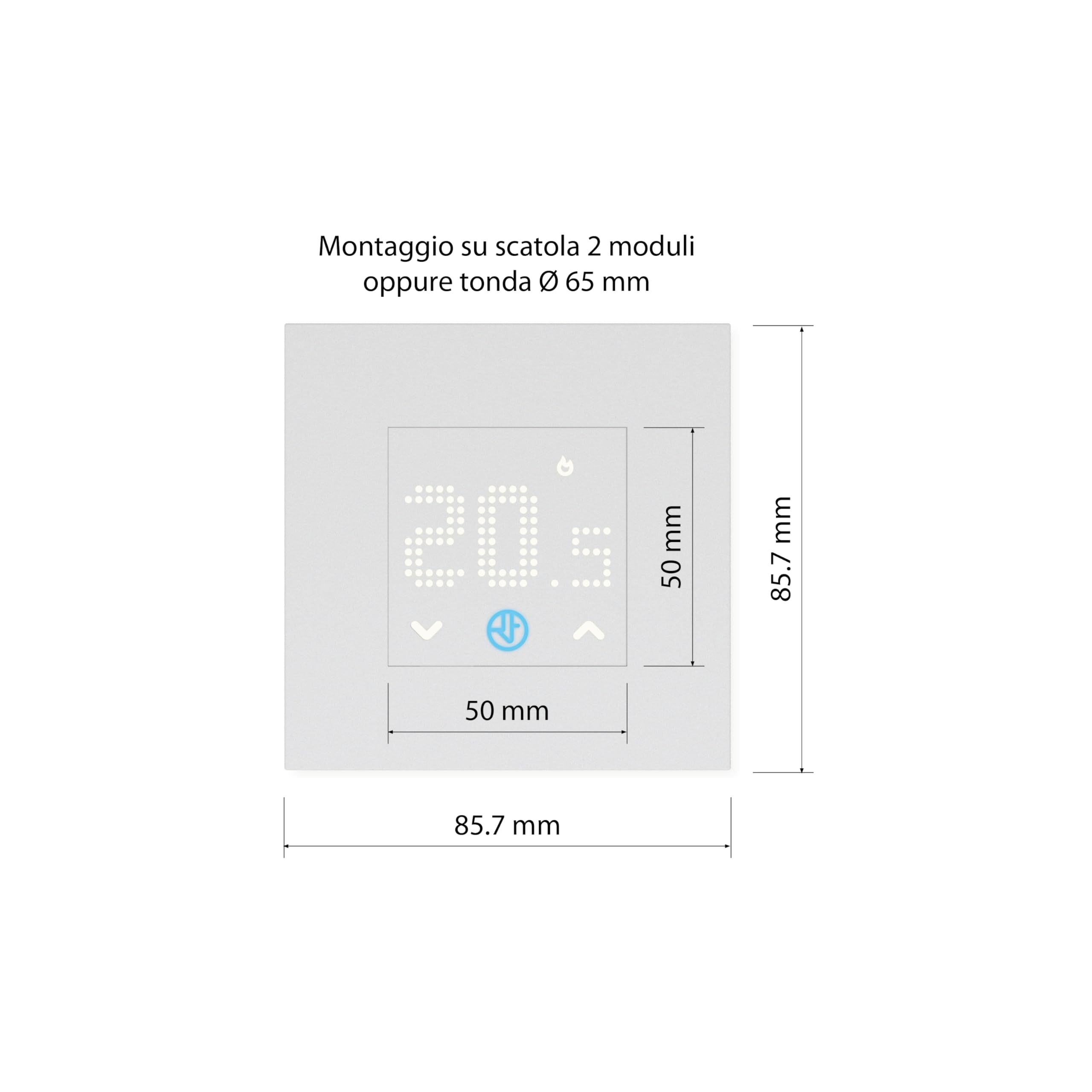 Thermostat Finder encastrable 110…230 V AC - Type 1T.T1