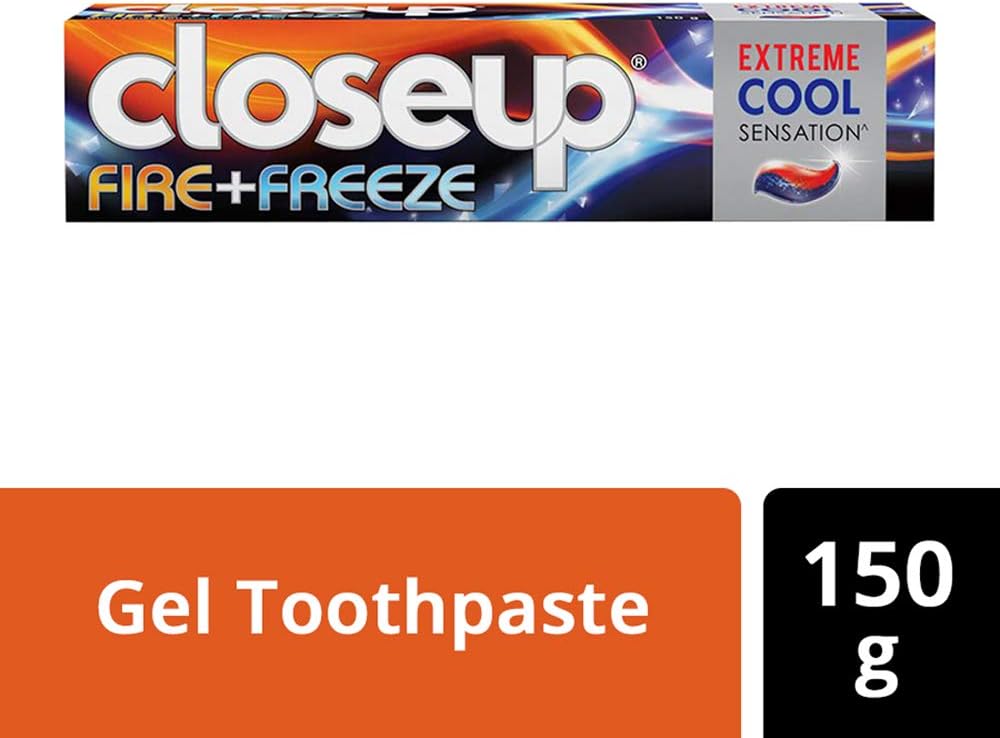 Closeup Fire Freeze Gel Toothpaste 150g