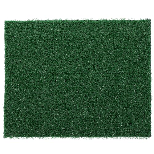 TOBBOMEY Tappetino Sintetica per Acquario 20x25 Cm, Decorazione Prato Artificiale per Giardino Domestico e Piattaforma per Tartarughe, Resina Sicura, Effetto Realistico e Nascondiglio