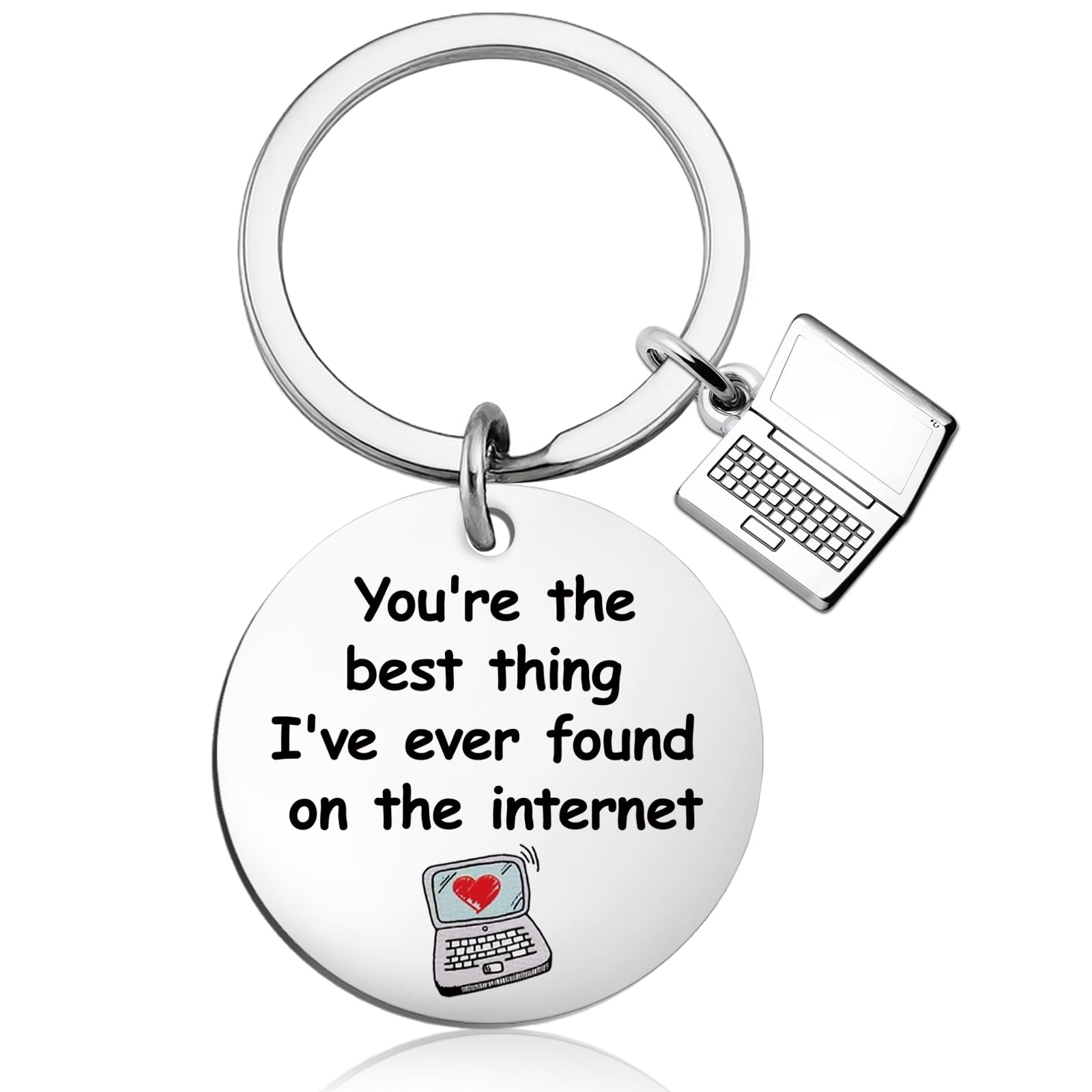Long Distance Relationship Gifts for Men Women Him Her I Love You Gift for Boyfriend Husband Wife Girlfriend Best Thing I Found on The Internet Romantic Gift for Him Her